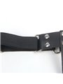 Subblime 953744 - Giarrettiera Punk in Pelle Nera Taglia Unica