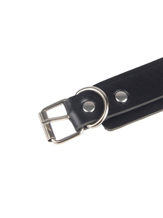 Subblime - 953690 Handcuffs With Bondage Belt Black One Size