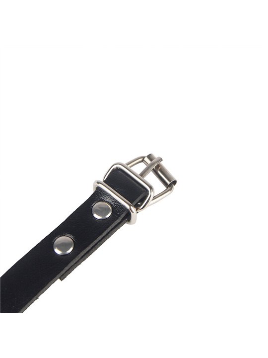 Subblime - 953690 Handcuffs With Bondage Belt Black One Size