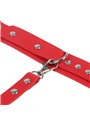 Subblime - 953706 Handcuffs With Bondage Belt Red One Size