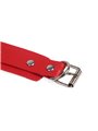 Subblime - 953706 Handcuffs With Bondage Belt Red One Size