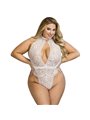 Subblime - 953850 Lace Bodysuit White S/M