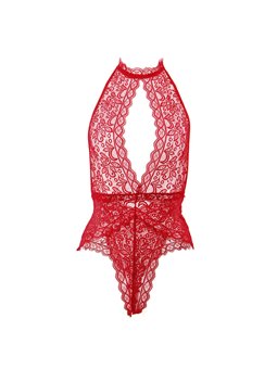 Subblime - 953881 Open Cup Bodysuit Red L/Xl