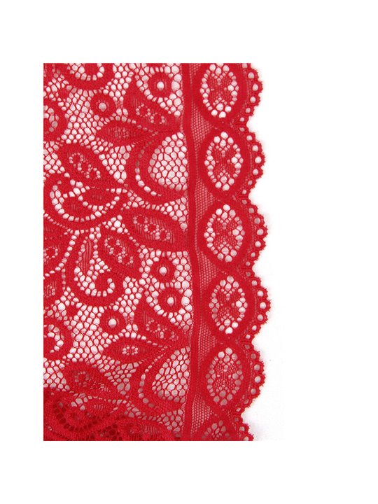 Subblime - 953881 Open Cup Bodysuit Red L/Xl