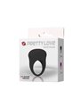 Pretty Love Bertram - Anello Fallico con Vibrazione Nero