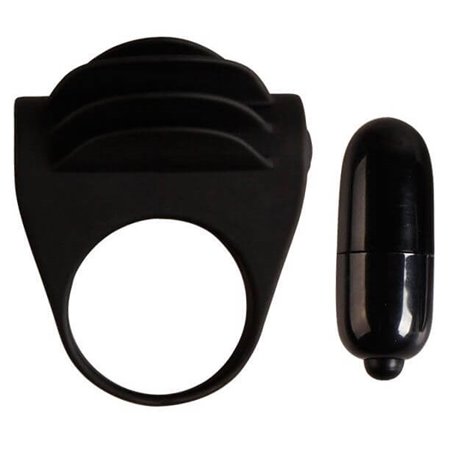 Pretty Love Chester - Anello Fallico con Vibrazione Nero