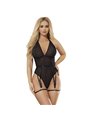 Subblime - 954154 Body With Garter Belt Black L/Xl