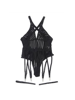 Subblime - 954154 Body With Garter Belt Black L/Xl