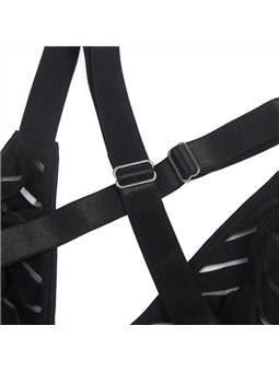 Subblime - 954154 Body With Garter Belt Black L/Xl