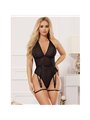 Subblime - 954154 Body With Garter Belt Black L/Xl