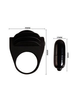 Pretty Love - Chester Black Vibrator Ring