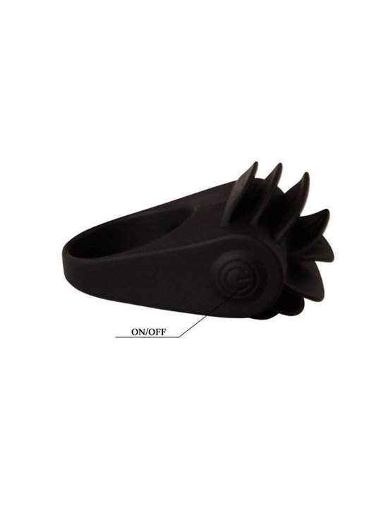 Pretty Love Chester - Anello Fallico con Vibrazione Nero