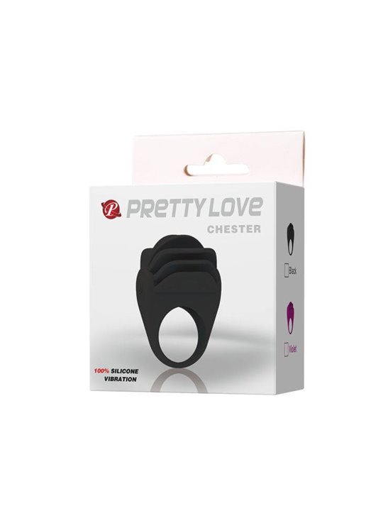 Pretty Love - Chester Black Vibrator Ring