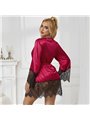 Subblime - 953812 Elegant Lace Pajamas + Thong Red S/M