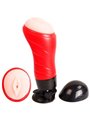Crazy Bull Delia - Masturbatore Maschile a Forma di Vagina e Base con Ventosa