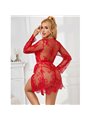 Subblime - 953775 Lace Nightgown + Thong Red S/M