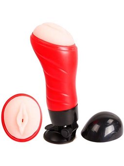 Crazy Bull - Vagina with Voice Masturbator Base