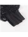 Subblime - 953911 Silk And Lace Nightgown + Panties Black S/M