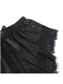 Subblime - 953935 Casual Silk Nightgown + Lace Pants Black S/M