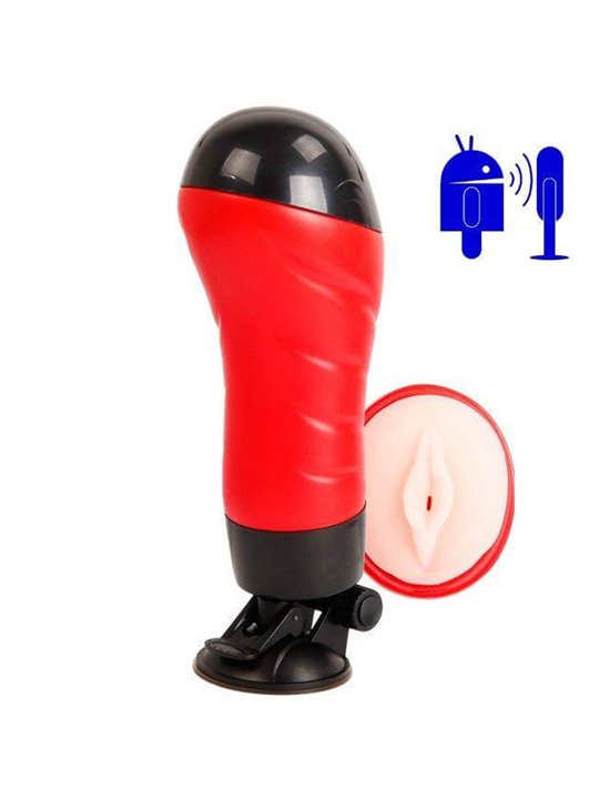 Crazy Bull - Vagina with Voice Masturbator Base