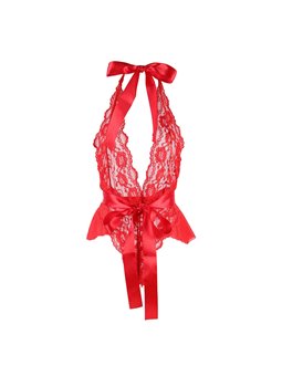 Subblime - 953973 Sexy Body With Ruffles + Belt Red S/M