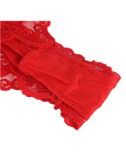 Subblime 953973 - Body Sexy con Volant + Cintura Rosso S/M