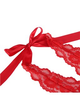 Subblime - 953973 Sexy Body With Ruffles + Belt Red S/M