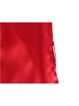 Subblime - 954017 Lace Sheer Back Camisole + Thong Red/Black S/M