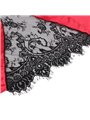 Subblime 954024 - Camicia da Notte in Pizzo + Perizoma Rosso/Nero L/XL