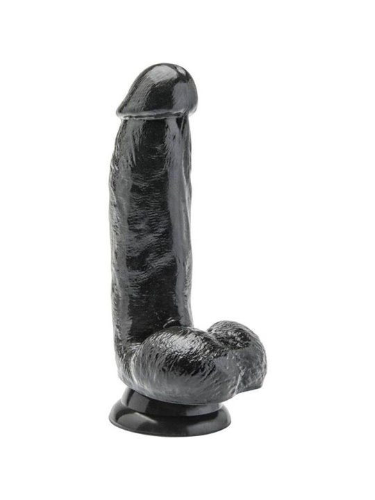 Get Real - Dildo 12 CM with Balls Black