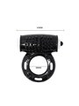 Baile Power Ring - Anello Fallico Vibrante Nero 10 Funzioni