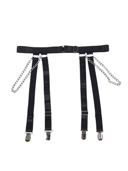 Subblime - 954260 Body With Chains + Garter Belt Black S/M