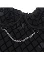 Subblime 954260 - Body con Catene + Cintura Reggicalze Nero S/M