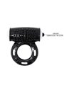Baile Power Ring - Anello Fallico Vibrante Nero 10 Funzioni