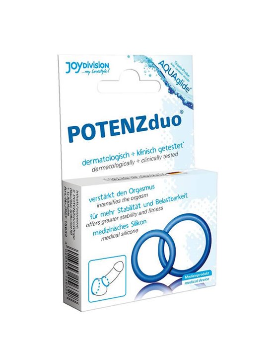 Joydivision Potenzduo - Blue Rings - XL
