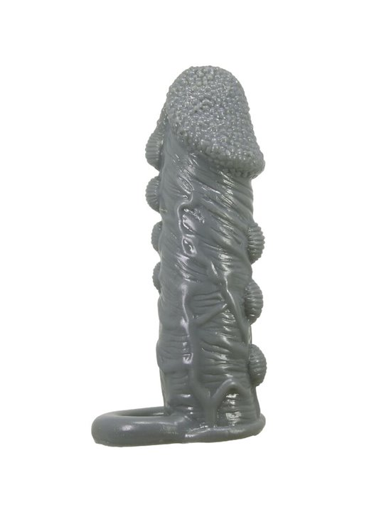 Pretty Love - Realistic Penis Enlarger And Delay Sleeve Grey