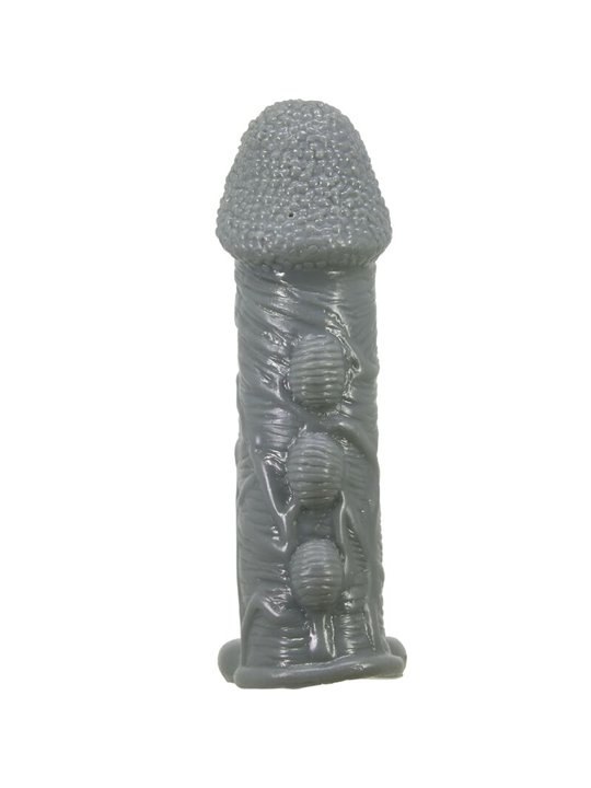 Pretty Love - Realistic Penis Enlarger And Delay Sleeve Grey