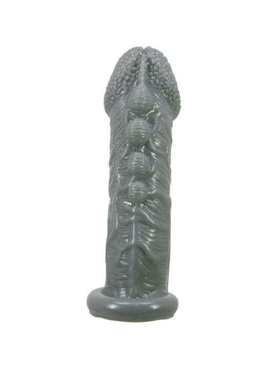 Pretty Love - Realistic Penis Enlarger And Delay Sleeve Grey