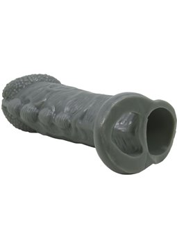 Pretty Love - Realistic Penis Enlarger And Delay Sleeve Grey