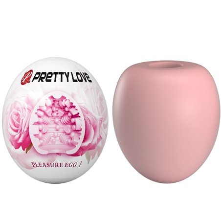 Pretty Love - Uovo Masturbatore per Uomo in Silicone Rosa