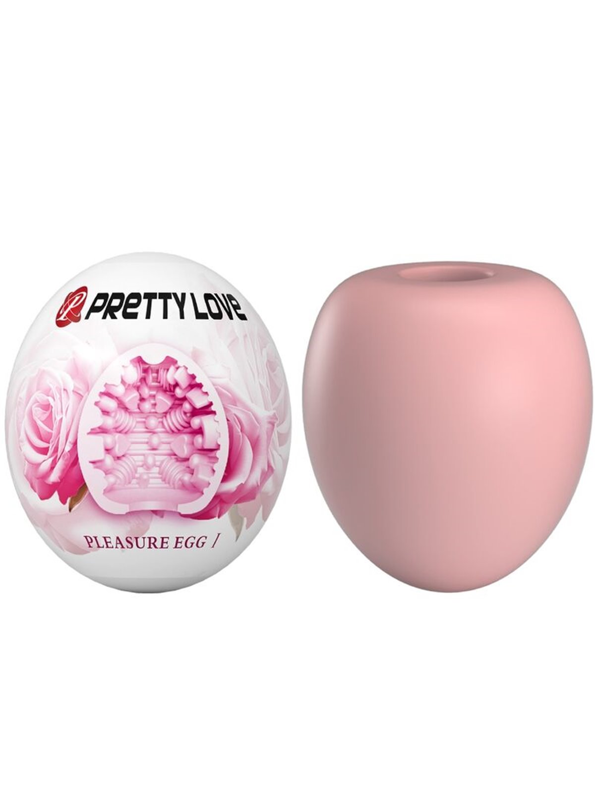 Pretty Love - Uovo Masturbatore per Uomo in Silicone Rosa