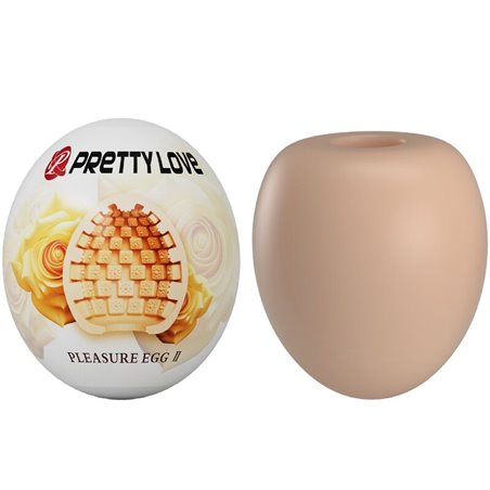 Pretty Love - Uovo Masturbatore per Uomo in Silicone Beige