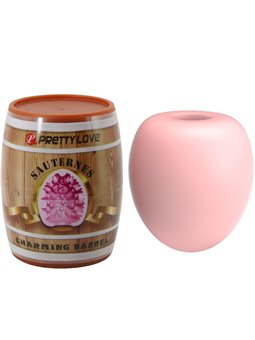 Pretty Love - Uovo Masturbatore per Uomo in Silicone Mod. 2 Rosa
