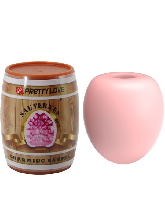 Pretty Love - Uovo Masturbatore per Uomo in Silicone Mod. 2 Rosa