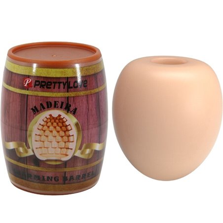 Pretty Love - Uovo Masturbatore per Uomo in Silicone Mod. 2 Beige