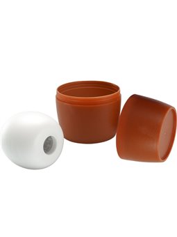 Pretty Love - Uovo Masturbatore per Uomo in Silicone Mod. 2 Bianco
