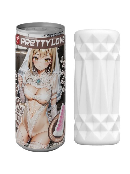 Pretty Love Can - Masturbatore per Uomo in Silicone Mod. 1 con Lattina