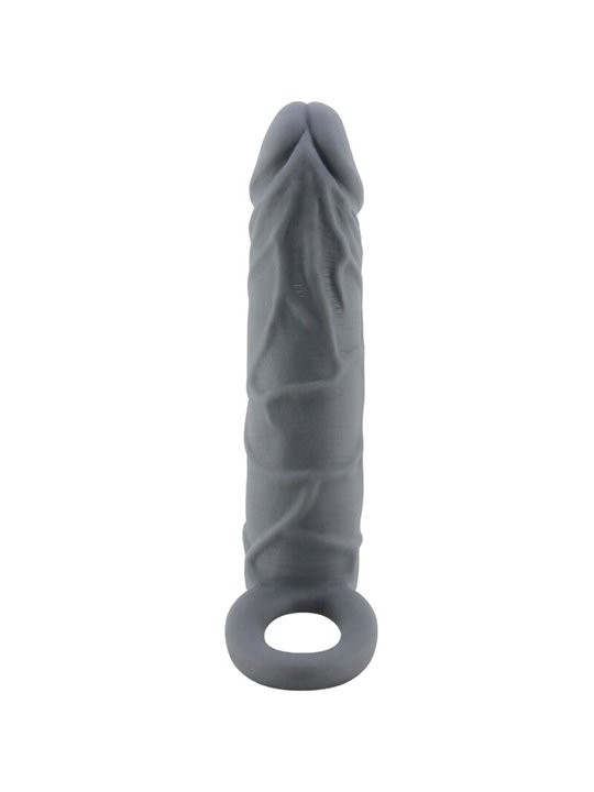 Pretty Love - Guaina Fallica Realistica Estensore Pene Grigio