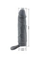 Pretty Love - Guaina Fallica Realistica Estensore Pene Grigio