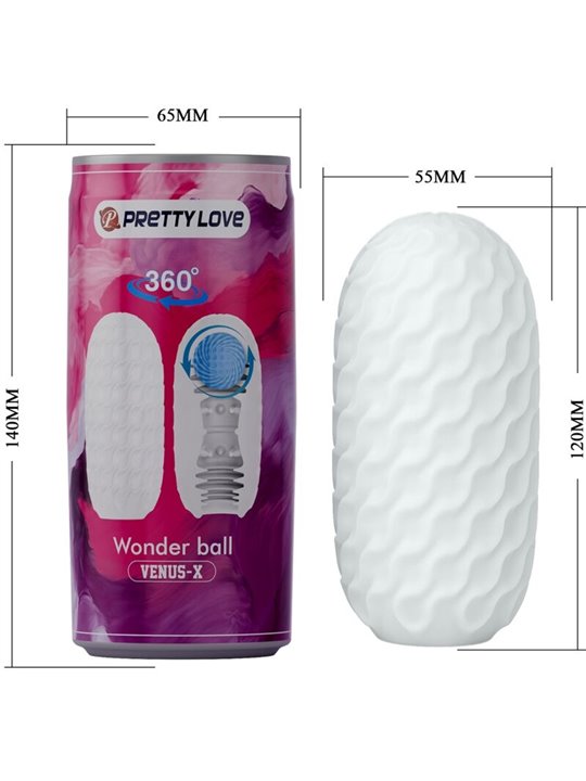 Pretty Love Venus X - Masturbatore per Uomo in Silicone Mod. 3 Bianco